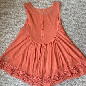 Ultra Pink Lace Tank - Perfect Condition - Size Small